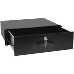 Omnitronic tiroir rack avec serrure 3u - tiroirs de baie pour malles