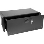 Omnitronic tiroir rack sn - 4 tiroir rack avec serrure 4u - tiroirs de baie pour malles