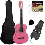 Pack guitare classique max soloart junior 1 / 4 rose - guitares acoustiques Pack guitare classique max soloart junior 1 / 4 rose - guitares acoustiques