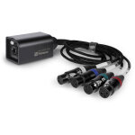 Palmer aoc loom xlrf - c�ble adaptateur audio sur multipaire cat ethercon vers 4 xlr femelles - c�bles ...