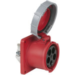 Pce cee 125 a / 400 v prise femelle à 5 broches rouge - connecteurs cee Pce cee 125 a / 400 v prise femelle à 5 broches rouge - connecteurs cee