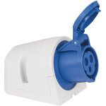 Pce cee 16 a / 240 v 3p montage mural - femelle bleu - connecteurs cee