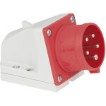 Pce cee 16 a / 400 v 5p montage mural - m�le rouge - connecteurs cee