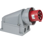 Pce cee 63 a / 400 v 5p montage mural - m�le rouge - connecteurs cee