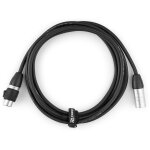 Pd - connex cx109 - 3 dmx ip65 xlr 5 broches m�le - xlr femelle 3, 0m - c�bles xlr 5 pol
