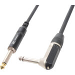 Pd - connex cx115 - 6 c�ble guitare 6. 3 mono - 6. 3 mono angle droit 6m - c�ble � prise jack