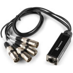 Pd - connex cx190 répartiteur de câble rj45 vers 4x xlr3m 0. 7m - séparateurs de signaux Pd - connex cx190 répartiteur de câble rj45 vers 4x xlr3m 0. 7m - séparateurs de signaux