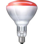 Philips infrared 250w ir250rh br125 e27 rouge - ampoules � incandescence, couleur, socle e27