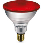 Philips par38 ir 100w e27 240v rouge 1ct / 12 lampe infrarouge e27 � intensit� variable - radiateur � ...