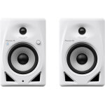 Pioneer dj dm - 50d systme de monitoring de bureau de 5 pouces avec bluetooth (blanc) - enceintes de ...