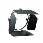 Portillon arri à 4 vantaux, noir, pivotant, 130 mm - projecteurs à volet coupe - flux Portillon arri à 4 vantaux, noir, pivotant, 130 mm - projecteurs à volet coupe - flux
