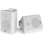 Power dynamics bc40v paire d'enceintes blanches 100v 8 ohm 4  100w - ipx5 - haut - parleurs d'installation ...