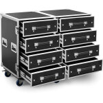 Power dynamics pd - fa4 flightcase technique � 8 tiroirs - �tuis universels � enroulement