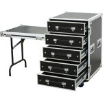 Power dynamics pd - fa6 mallette d'ingénieur 3u à 5 tiroirs + table - malles Power dynamics pd - fa6 mallette d'ingénieur 3u à 5 tiroirs + table - malles