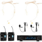 Power dynamics pd220b systme de microphones sans fil uhf true diversity  2x 80 canaux bp - systmes ...