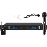 Power dynamics pd632c 2x systme de microphone numrique sans fil uhf  20 canaux combi - kits de microphones ...