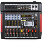 Power dynamics pdm - t604 stage mixer 6 - channel dsp / mp3 - tables de mixage en direct