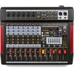 Power dynamics pdm - t804 stage mixer 8 - channel dsp / mp3 - tables de mixage en direct Power dynamics pdm - t804 stage mixer 8 - channel dsp / mp3 - tables de mixage en direct