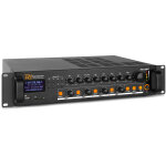 Power dynamics pdv120mp3 pa mixer amplifier 120w / 100v 4 zones - amplificateurs de puissance multicanaux ...