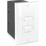 Power dynamics pdws2 s�lecteur d'enceintes encastr�es a / b � poussoir - commutateurs, boutons et r�gleurs ...
