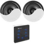 Power dynamics powerline a50bset amplificateur audio mural avec 2 haut - parleurs de plafond - haut - ...