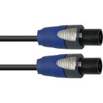 Psso ls - 1550 c�ble de haut - parleur speakon 2x1. 5m bk - c�bles speakon