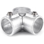 Raccord de tube riggatec pièce d'angle continue pour tube de 48, 3 mm en argent - raccords pour tubes ... Raccord de tube riggatec pièce d'angle continue pour tube de 48, 3 mm en argent - raccords pour tubes ...