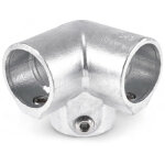 Raccord de tube riggatec, pièce d'angle à trois voies pour tube de 48, 3 mm, en argent - raccords pour ... Raccord de tube riggatec, pièce d'angle à trois voies pour tube de 48, 3 mm, en argent - raccords pour ...