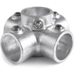 Raccord de tube riggatec pi�ce transversale pour tube de support pour tube de 48, 3 mm argent - accessoires ...