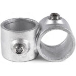 Raccord de tuyau riggatec, pièce transversale à 90° pour tuyau de 48, 3 mm en argent - raccords pour ... Raccord de tuyau riggatec, pièce transversale à 90° pour tuyau de 48, 3 mm en argent - raccords pour ...