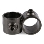 Raccord de tuyau riggatec, pi�ce transversale � 90� pour tuyau de 48, 3 mm noir - accessoires pour tubes ...