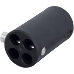 Remplacement connecteur wentex 4 voies �35 mm noir - mat�riel pour pipe & drape