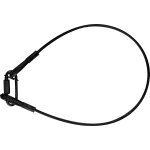 Riggatec corde de scurit 100 cm x 6 mm  36 kg noir - cbles de scurit