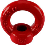 Riggatec crou cylindrique forte rsistance m20, rouge 6, 0 t - anneaux de levage, crous de levage et ...