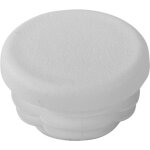 Riggatec embout blanc de scurit pour 30 x 2, 5 - 4, 5 mm tube rond - 30 x 3 mm