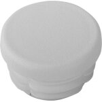 Riggatec embout blanc de scurit pour 40 x 3 - 5 mm tube rond - 40 x 3 mm