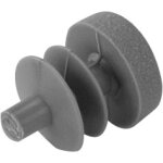 Riggatec embout gris trafic pour 10 x 0, 8 - 1, 5 mm tube rond - 10 x 1 mm