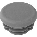 Riggatec embout gris trafic pour 20 x 0, 8 - 2, 5mm tube rond - 20 x 2 mm