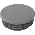 Riggatec embout gris trafic pour 60 x 3 - 5 mm tube rond - 60 x 5 mm