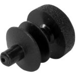 Riggatec embout noir pour 10 x 0, 8 - 1, 5 mm tube rond - 10 x 1 mm