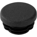 Riggatec embout noir 30 x 2, 5 - 4, 5 mm tube rond - 30 x 3 mm
