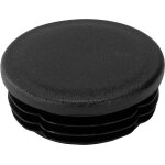 Riggatec embout noir pour 60 x 3 - 5 mm tube rond - 60 x 5 mm