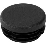 Riggatec embout noir pour tube 35 x 2 mm rond - 35 x 2 mm