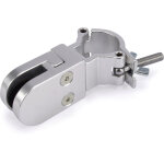 Riggatec half coupler (32 - 35mm) avec porte verre (10 - 16mm) jusqu'� 20kg - demi - coupleur