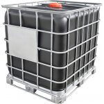 Riggatec ibc réservoir d'eau de 1000 l palettes en métal noir et le cadre en treill - ballaste Riggatec ibc réservoir d'eau de 1000 l palettes en métal noir et le cadre en treill - ballaste