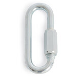 Maillon � connexion rapide riggatec, 10 mm, din 56927, galvanis�, type b - anneaux de levage, �crous ...