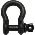 Riggatec manille, noir mat 2 t - manilles Riggatec manille, noir mat 2 t - manilles