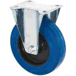 Riggatec roulette fixe 100mm roue bleue mki - soldes% technique