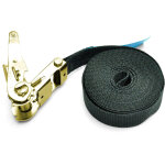 Sangle d'arrimage riggatec avec cliquet, 1 pice, 25 mm, longueur : 02, 0 m - accessoires pour structures ...