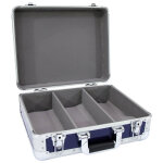 Roadinger cd case alu digital booking rounded blue - coffrets � cd